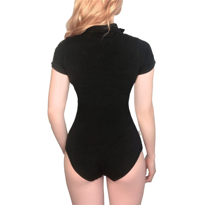 Collared Onesie Black LittleForBig Cute & Sexy Products