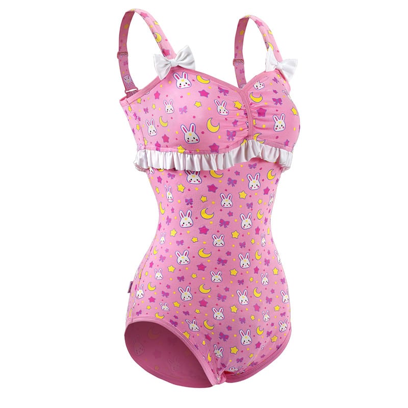 Usagi Moon Onesie-Pink
