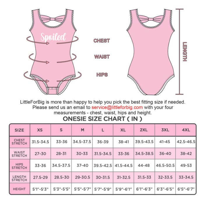 Spoiled Onesie - LittleForBig Cute & Sexy Products