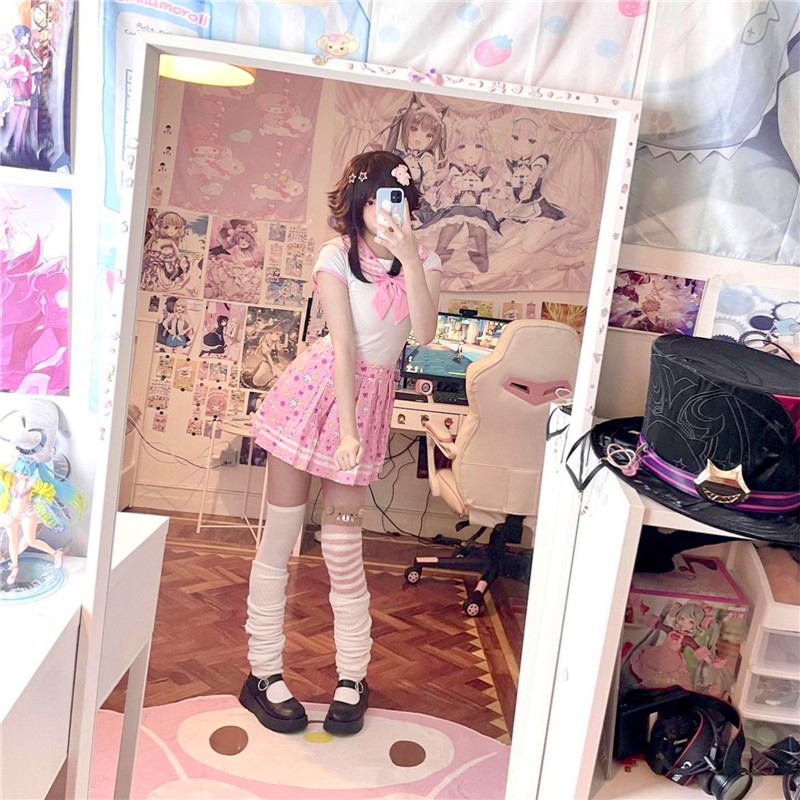 Cosplay Magical Girls Onesie Skirt Set Usagi Moon