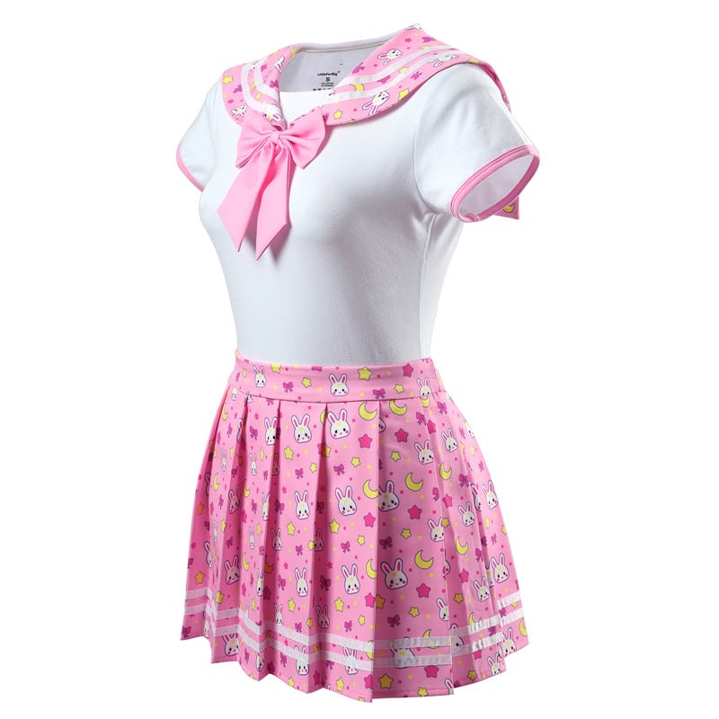 Cosplay Magical Girls Onesie Skirt Set Usagi Moon
