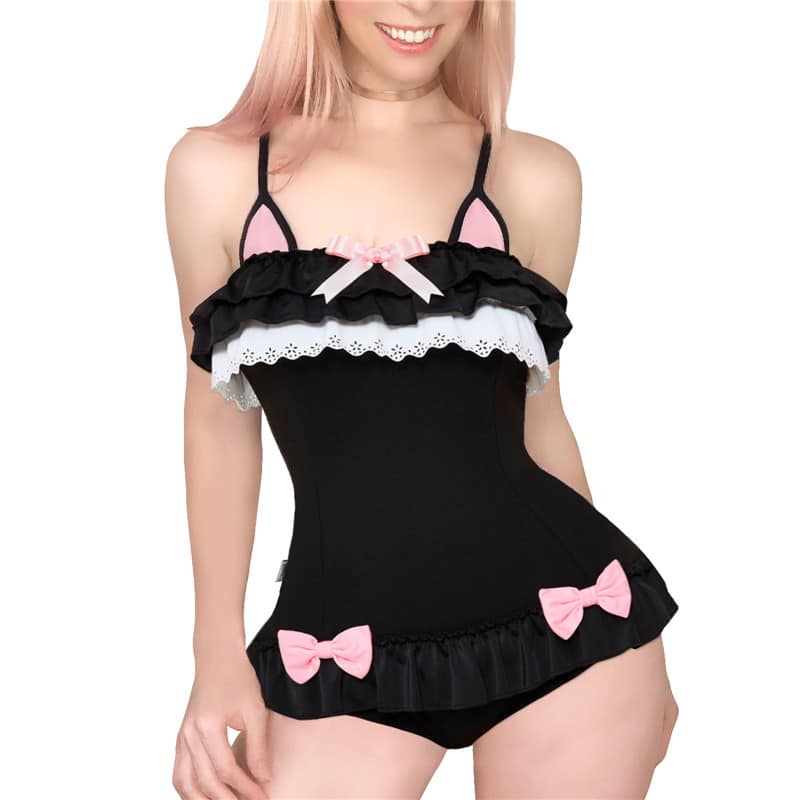 New Snuggle Bunny Lingerie Set Pink - LittleForBig Cute & Sexy Products