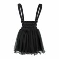 Heartbreaker Jumperskirt Overall Skirt Black
