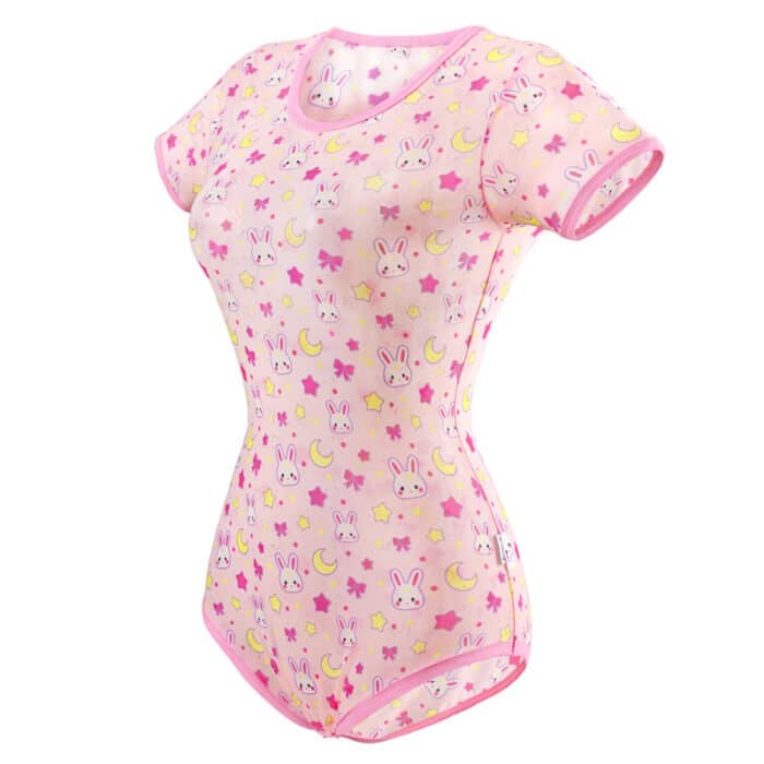 LittleForBig Zijdeachtige Romper Onesie Pyjama Bodysuit - Little Fantasy Onesie Bodysuit, Paars, M LittleForBig Zijdeachtige Romper Onesie Pyjama Bodysuit - Little Fantasy Onesie Bodysuit, Paars, M