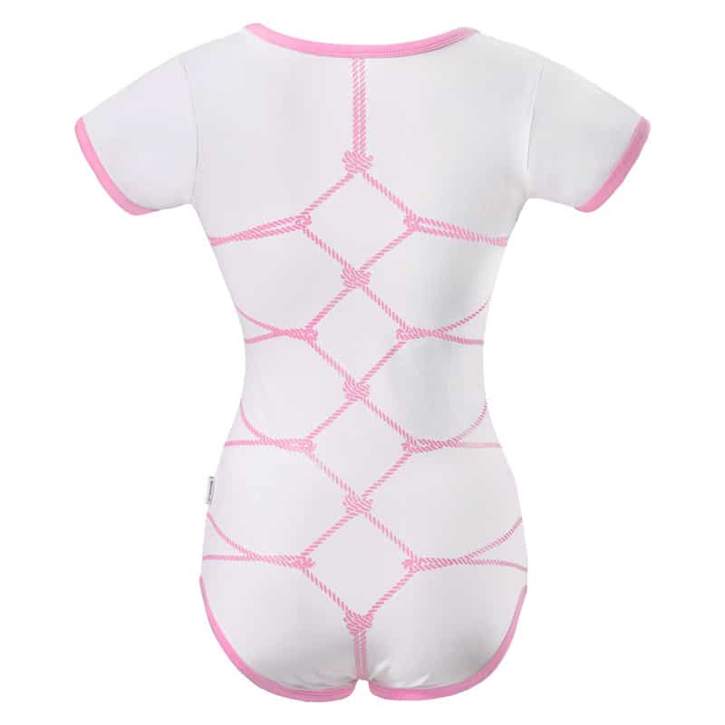 All-tied-up White Bodysuit Onesie