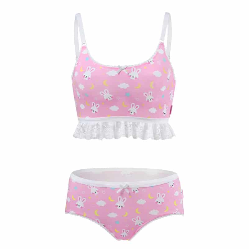 New Snuggle Bunny Lingerie Set Pink