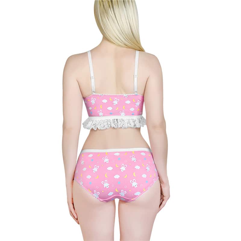 New Snuggle Bunny Lingerie Set Pink