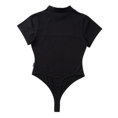 Collared Onesie Thong Black - LittleForBig Cute & Sexy Products