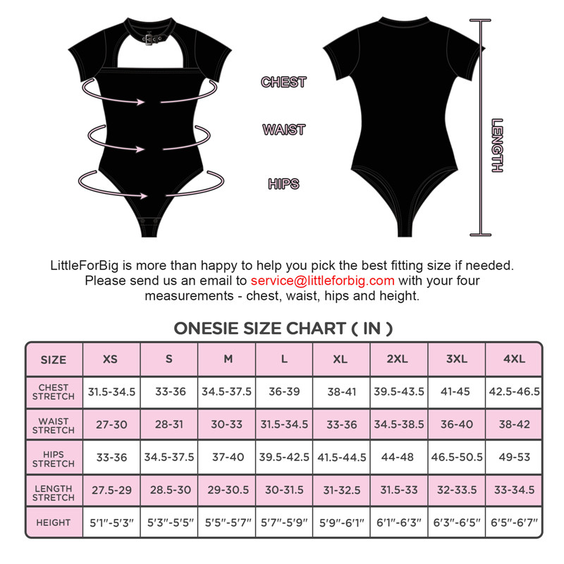 Collared Onesie Thong Black