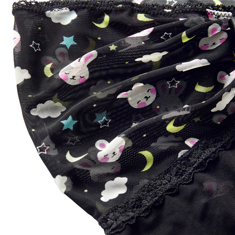 Bedtime Bunny Black Lingerie