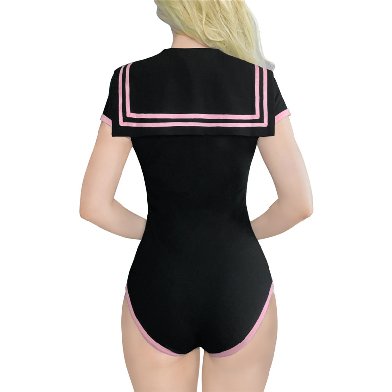 Cosplay Magical Onesie Skirt Set Full Black