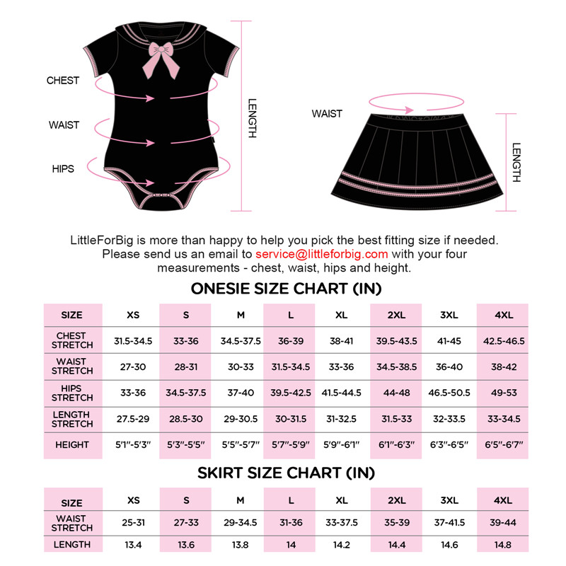 Cosplay Magical Onesie Skirt Set Full Black