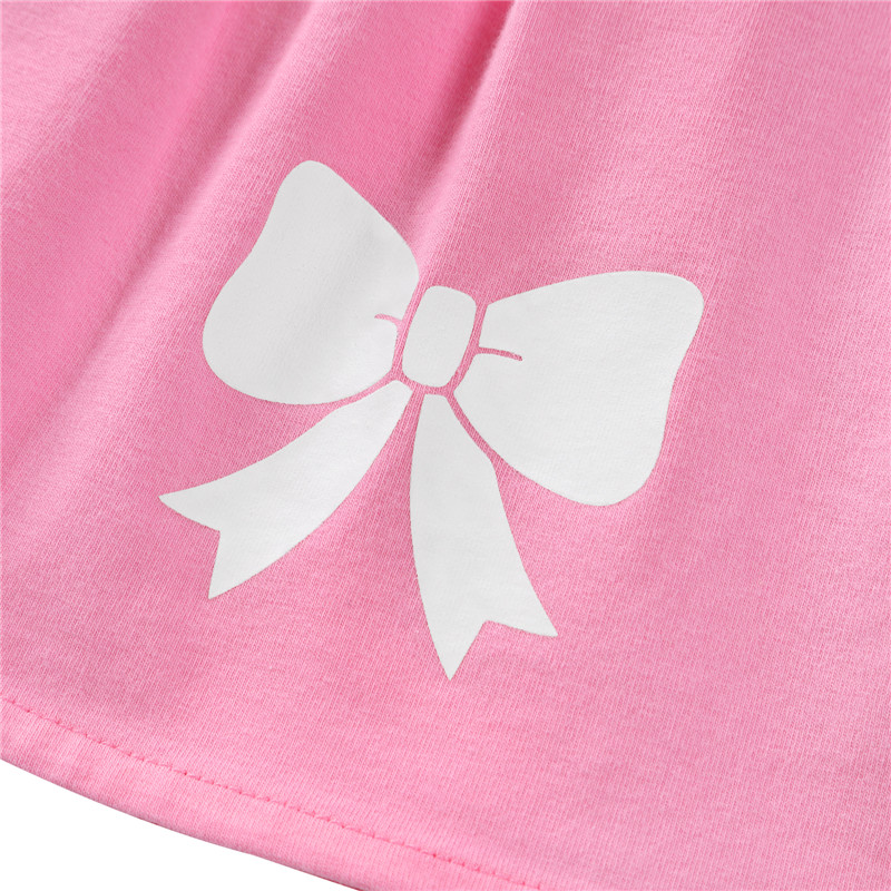 Luna Onesie Pink Skirt Set