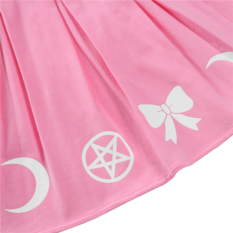 Luna Onesie Pink Skirt Set