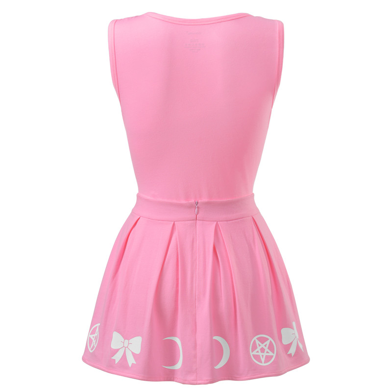 Luna Onesie Pink Skirt Set