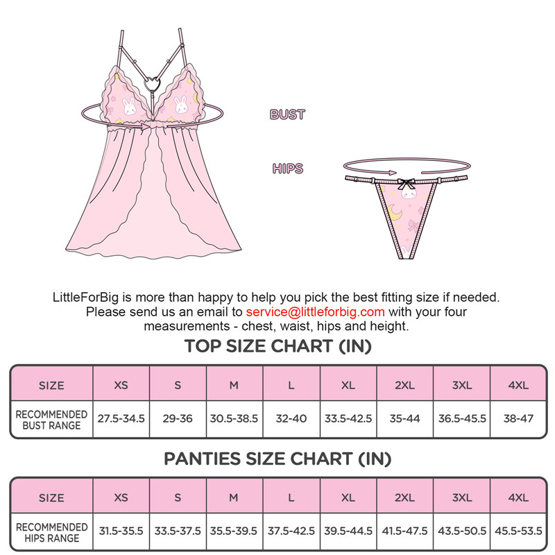 Usagi Love Harness Strappy Lingerie Set