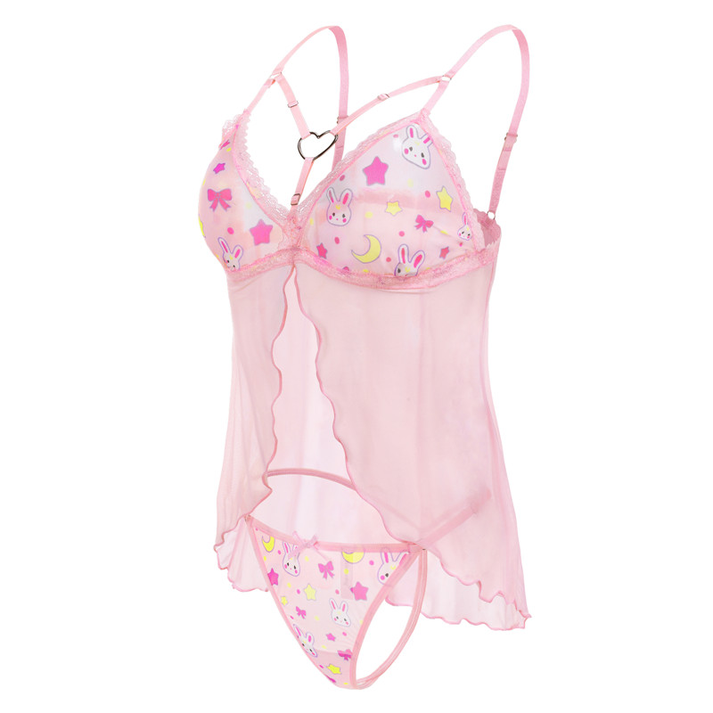Usagi Love Harness Strappy Lingerie Set