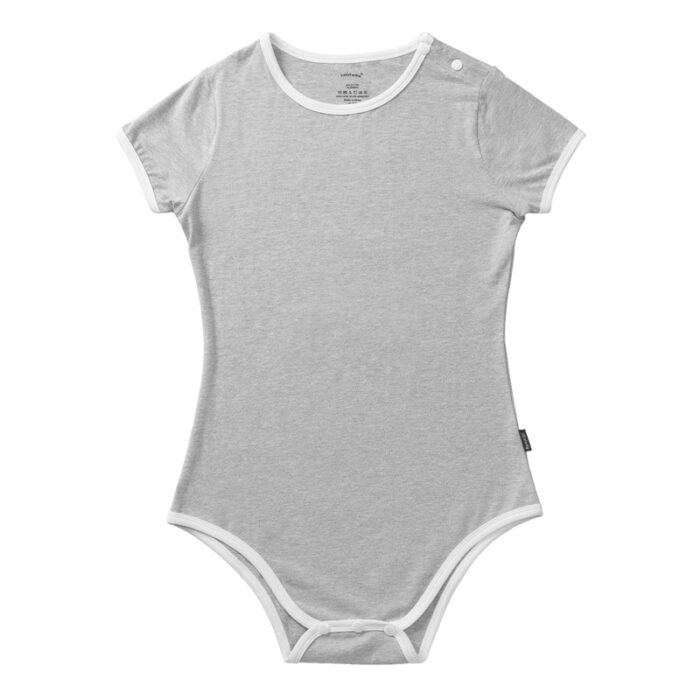 Classic Series Grey Onesie Bodysuit LittleForBig Cute & Sexy Products
