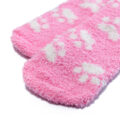 3D Paw Pad Thigh High Coral Fleece Socks