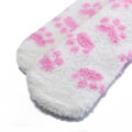 3D Paw Pad Thigh High Coral Fleece Socks