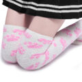 3D Paw Pad Thigh High Coral Fleece Socks