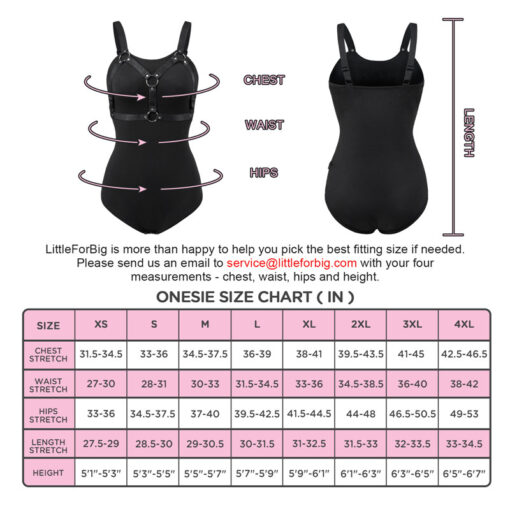 Snuggle Harness Bondage Onesie - LittleForBig Cute & Sexy Products