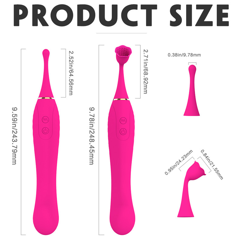 Fantasy Lover Magic Wand Clit & Nipple Vibrator