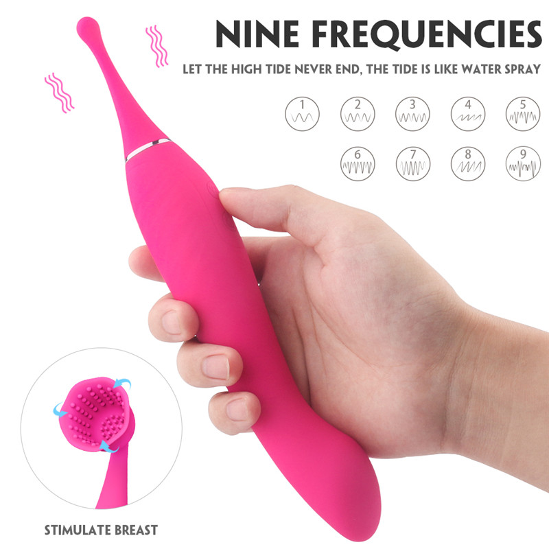 Fantasy Lover Magic Wand Clit & Nipple Vibrator
