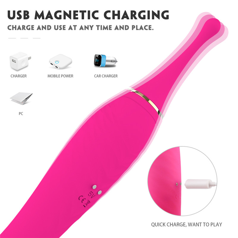 Fantasy Lover Magic Wand Clit & Nipple Vibrator