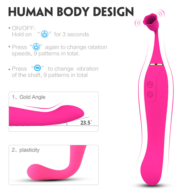 Fantasy Lover Magic Wand Clit & Nipple Vibrator