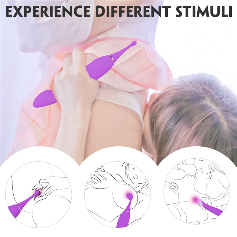 Fantasy Lover Magic Wand Clit & Nipple Vibrator