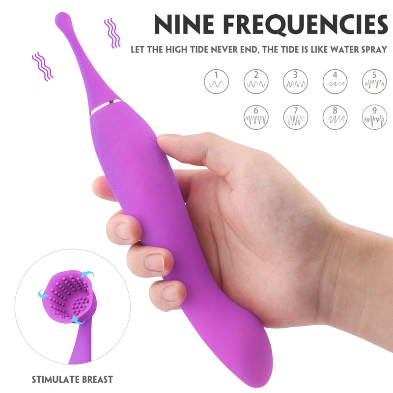 Fantasy Lover Magic Wand Clit & Nipple Vibrator