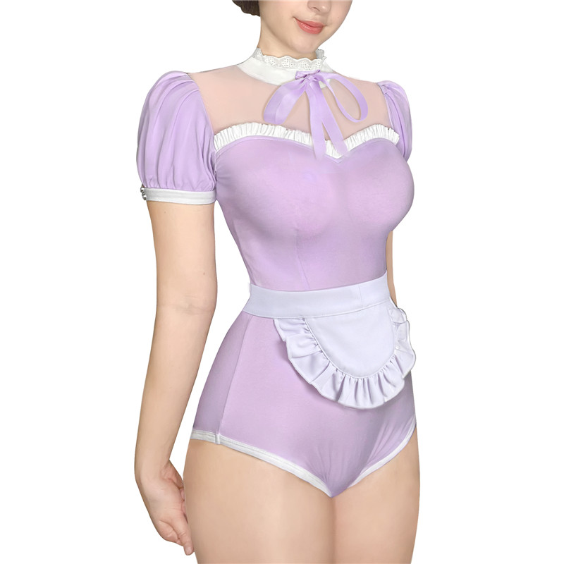 Maid Suit Onesie Purple