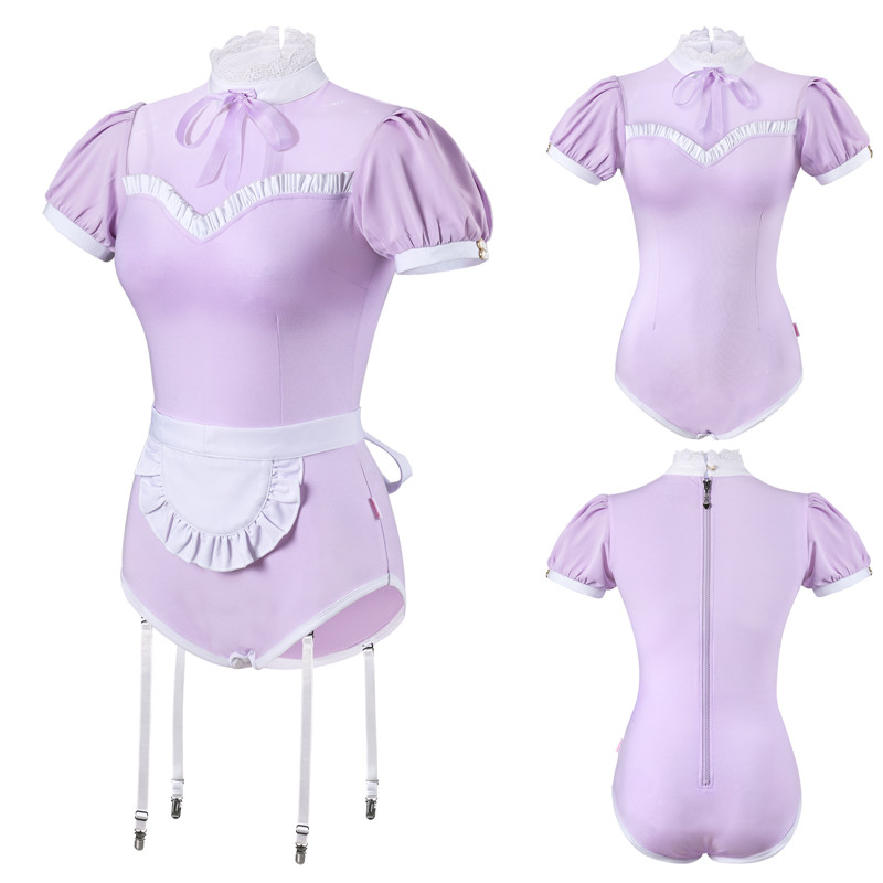 Maid Suit Onesie Purple