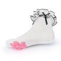 3D Paw Pad Lace Ruffle Frilly Ankle Socks