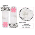 3D Paw Pad Lace Ruffle Frilly Ankle Socks