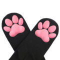 3D Paw Pad Lace Trim Cotton Frilly Ankle Socks