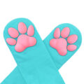 3D Paw Pad Lace Trim Cotton Frilly Ankle Socks