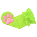 3D Paw Pad Lace Trim Cotton Frilly Ankle Socks