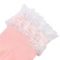 3D Paw Pad Lace Trim Cotton Frilly Ankle Socks