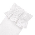 3D Paw Pad Lace Trim Cotton Frilly Ankle Socks