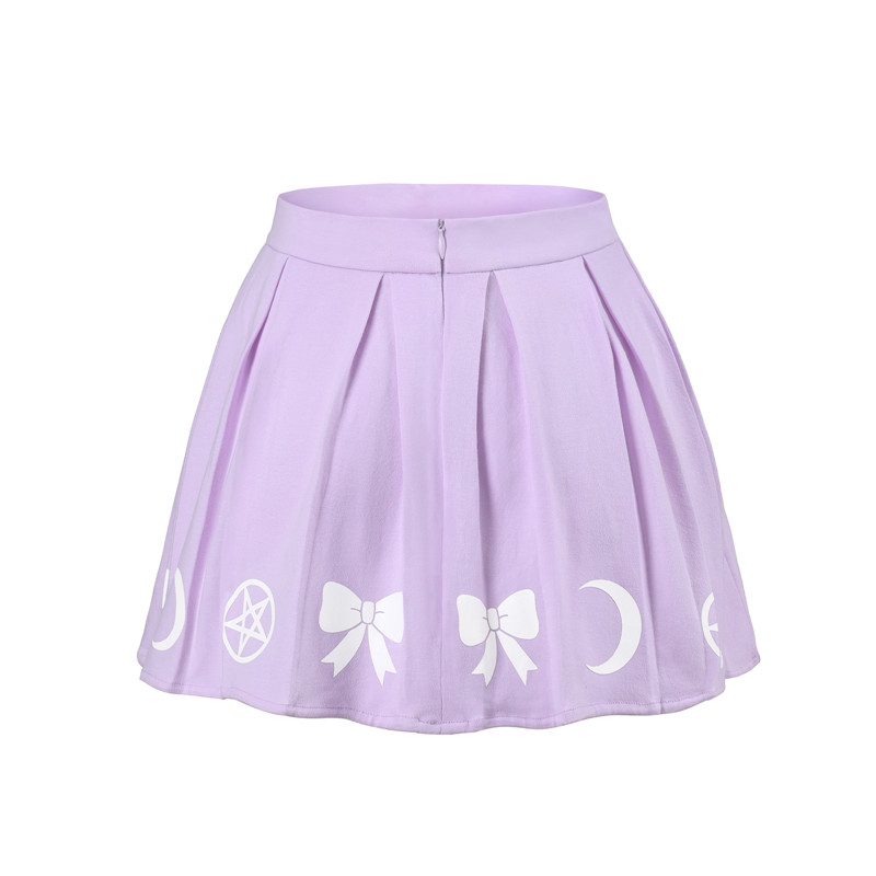 Luna Onesie Purple Skirt Set
