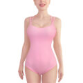 Pink Strappy Camisole Bodysuit