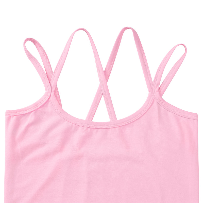 Pink Strappy Camisole Bodysuit