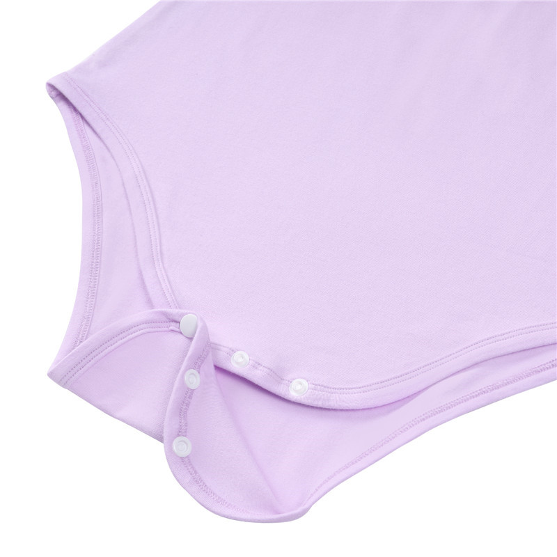 Purple Strappy Camisole Bodysuit