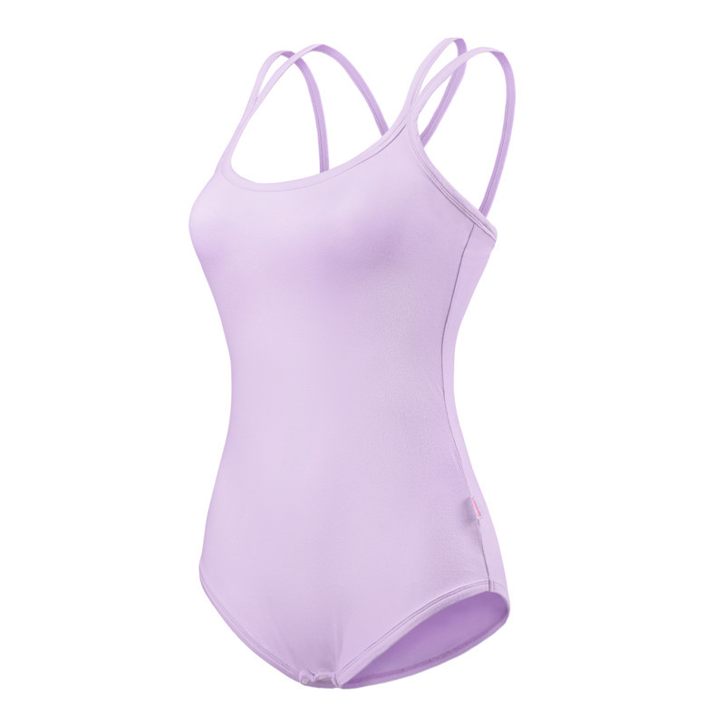 Purple Strappy Camisole Bodysuit