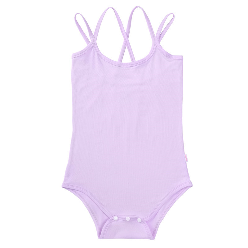 Purple Strappy Camisole Bodysuit