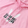 Bunnywatch Cosplay Cropped Hoodie Sweater Pink
