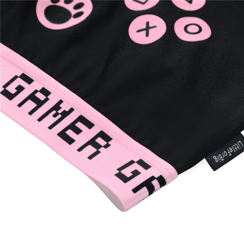 Playgirl Bralette Set Black