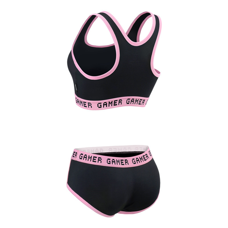 Playgirl Bralette Set Black